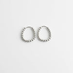 Statement Dotted Hoop Earrings