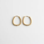 Statement Dotted Hoop Earrings