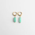 Toned Stone Bar Earrings