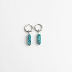 Toned Stone Bar Earrings