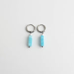 Toned Stone Bar Earrings