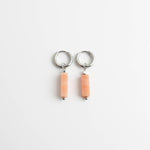 Toned Stone Bar Earrings