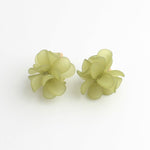 Gold Flower Hoop Earrings