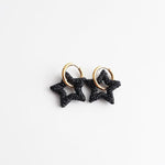 Toned Crystal Star Earrings