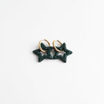 Toned Crystal Star Earrings