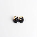 Crystal Circle Drop Earrings