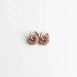 Crystal Circle Drop Earrings
