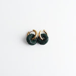 Crystal Circle Drop Earrings