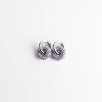 Crystal Circle Drop Earrings