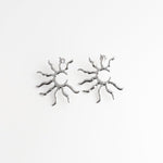 Sunburst Statement Stud Earrings