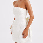 Zita | Jacquard Knot Mini Dress