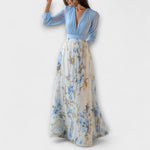 Annabelle | Sparkling Floral Maxi Dress