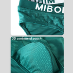 2 Pack Men's U-Pouch V-Front Low-Rise Briefs