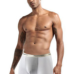 4 Pack Men's Quick-Drying & Comfortable Antibacterial Ice Silk Trunks