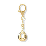 Bubble Initial Letter - Bag Charm