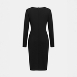 CHARENE™ - Women’s Solid Color PU Leather Patchwork Zipper Bodycon Dress