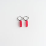 Toned Stone Bar Earrings