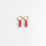 Toned Stone Bar Earrings