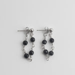 Lea Sleek Multiple Stone Stud Earrings