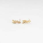 Vera Gorgeous Leaves Stud Earrings