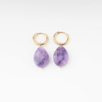 Lieze Elegant Timeless Stone Drop Earrings