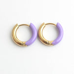 Happy Colorful Hoop Earrings