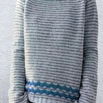 Dakota -  Casual sweater with subtle stripes