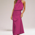 ELARA™ - Elegant Satin Evening Dress
