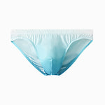 3 Pack Men's Sensual Silk-Like Loose Gradient Color Bikini