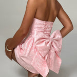 Zita | Jacquard Knot Mini Dress