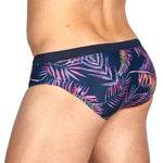 Men's Printed Low Rise Swim Briefs