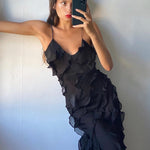 Emer | Ruffled Maxi Dress