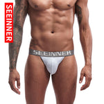 Cotton Sexy Low-waist Thongs Men's Underwear