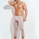 Men's U Convex 3/4 Length Modal Compression Pants