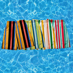 Men's Multicolor Stripe Leisure Swim Shorts