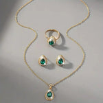 Luxury Emerald Stone Set