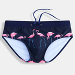 Men's Printed Low Rise Swim Briefs