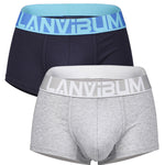 2 Pack Men's Breathable Big Pouch Trunks