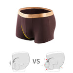 Modal Ultra-soft Solid Mid-waist Men's Boxer Briefs