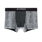 2-pack Men's Leopard Print Sexy Mesh Boxer Briefs