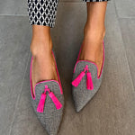 Saylor™ | Fluo Fringe Loafers