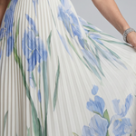 Victoria | Square Neck Floral Midi Dress