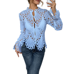 Thelma | Modern Hollow Detail Blouse