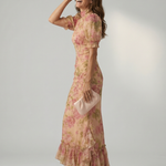 Leni | Gentle High Neck Maxi Dress