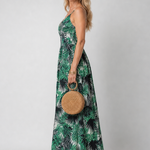 Maravelle | Sleeveless Floral Print Midi Dress