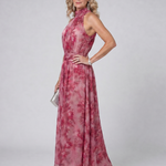 Nora | Soft Halter Neck Midi Dress