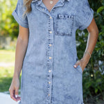 Kaelia | Denim Shirt Dress