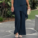 Kathleen | Chic Asymmetric Top & Trouser Set