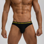 3 Packs of Men's Breathable Sports Ice Silk Seamless Briefs