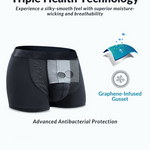 2 Pack Men's Large Pouch Trunks with Separate Pouch